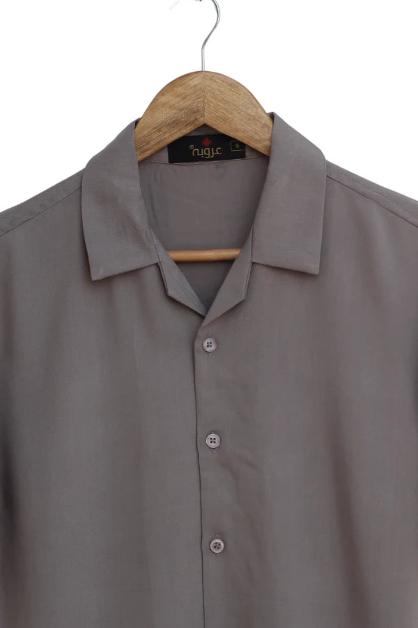 Light Brown Half Sleeve Shirt For Men's