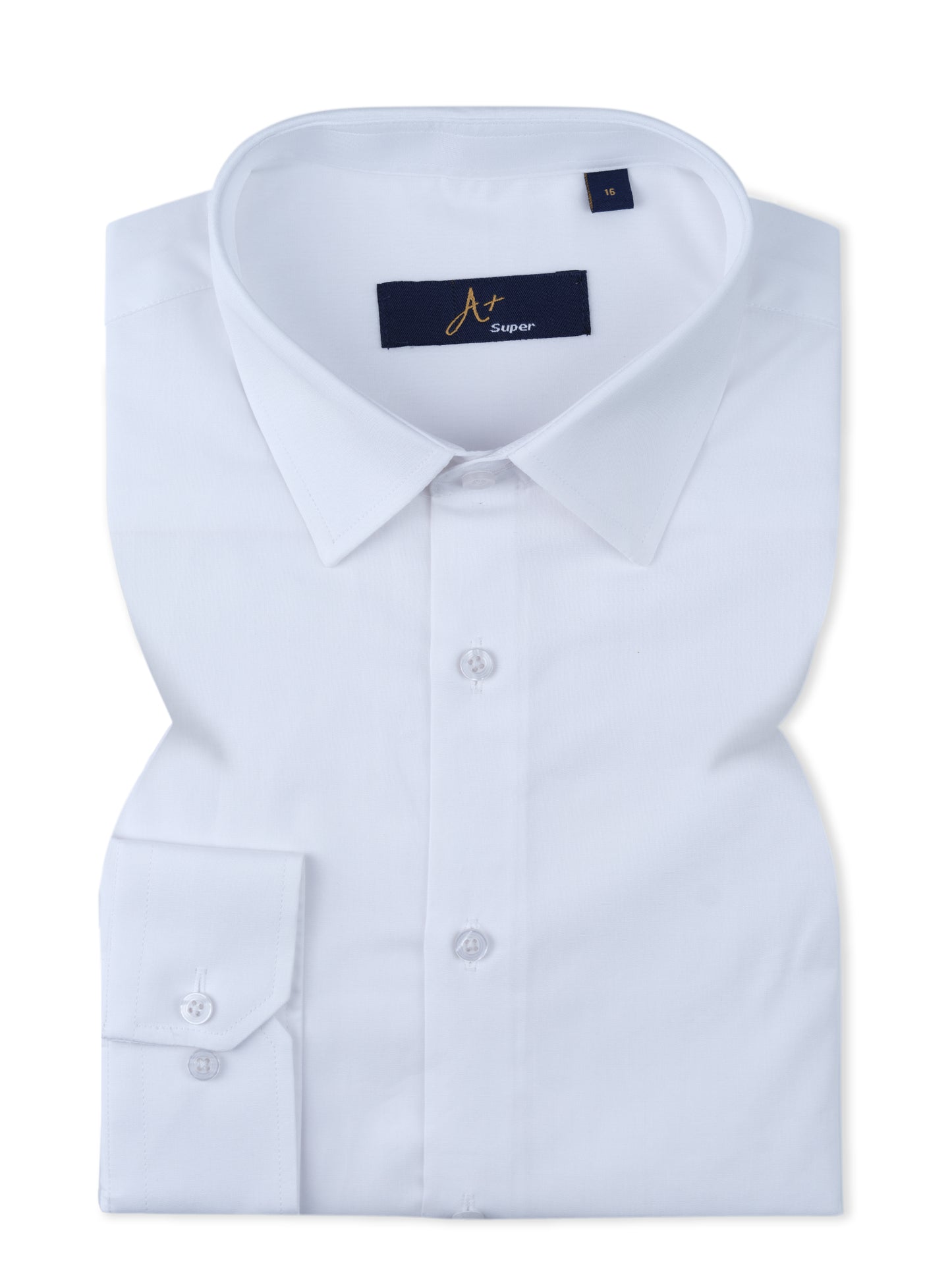 White Formal Shirt - Regular Fit Essential