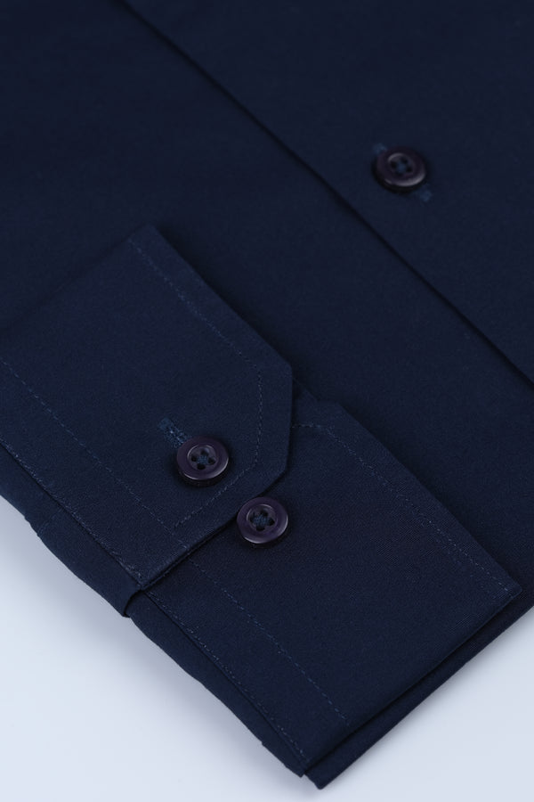 Navy Blue Formal Shirt Smart Fit