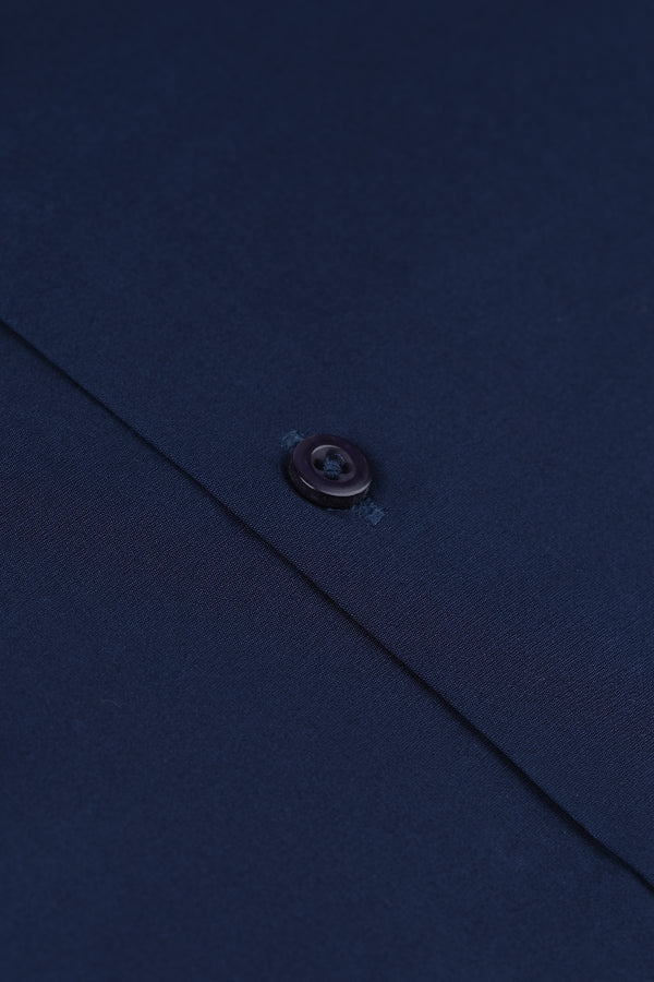 Navy Blue Formal Shirt Smart Fit