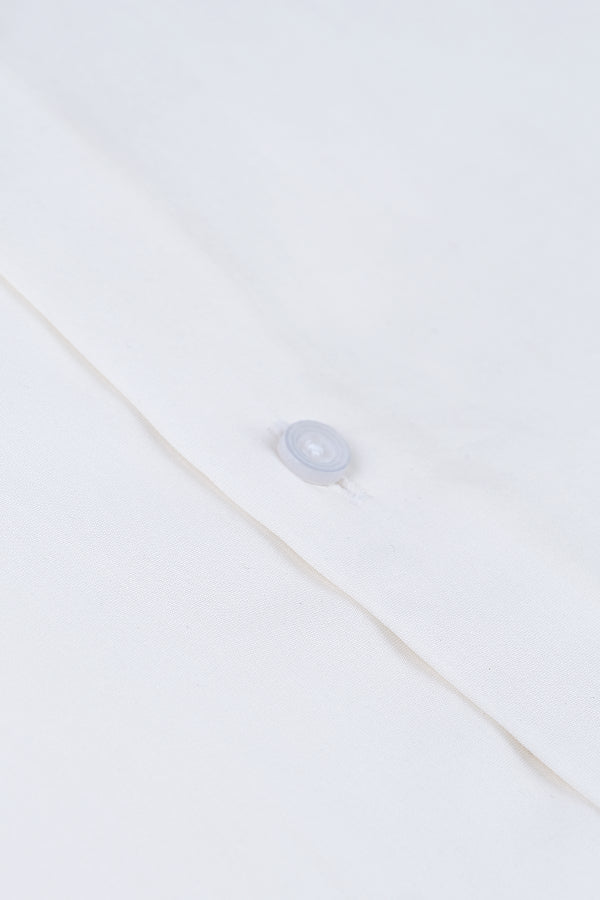 Plain Off-White Dress Shirt Smart Fit