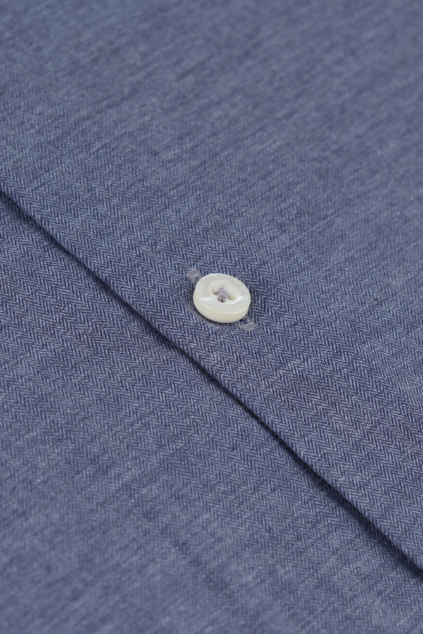 Grey Plain Signature Dress Shirt Smart Fit