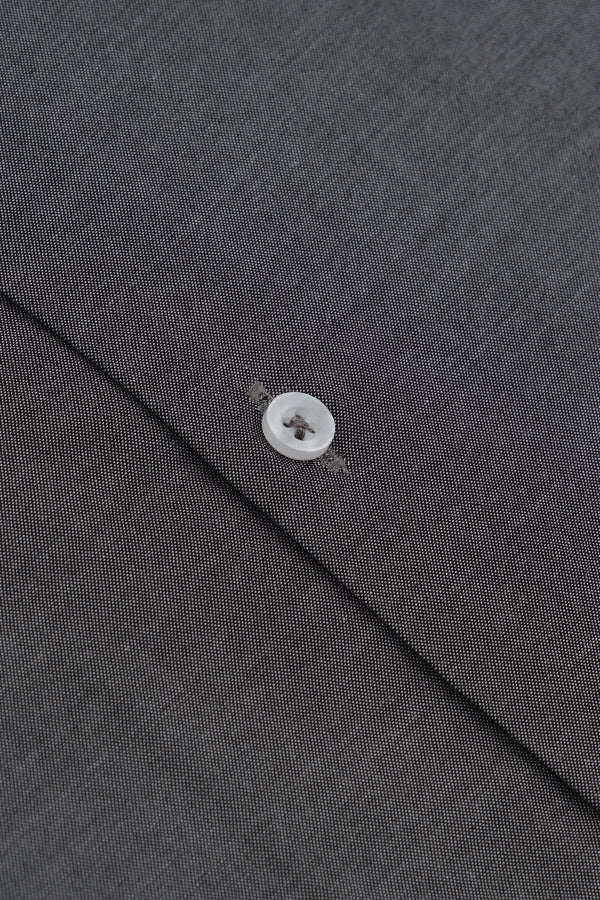 Plain Grey Formal Shirt Smart Fit
