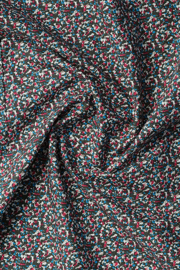 Dark Floral Multi Colored Printed Casual Shirt - Aruba+ Super Smart Fit