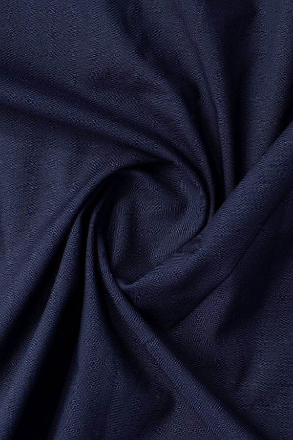 Midnight Blue Casual Shirt - Aruba+ Super Smart Fit