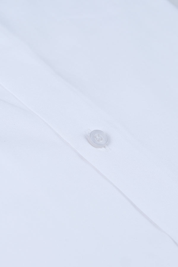 White Formal Shirt - Regular Fit Essential