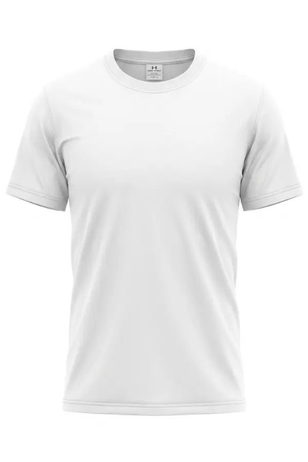 White Round Neck T-Shirt