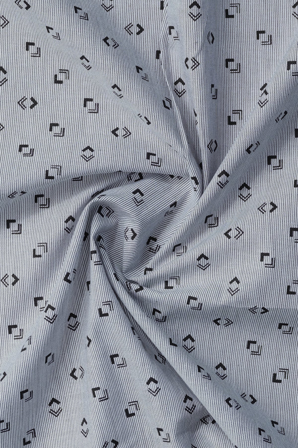 Arrow Print Grey Casual Shirt 4