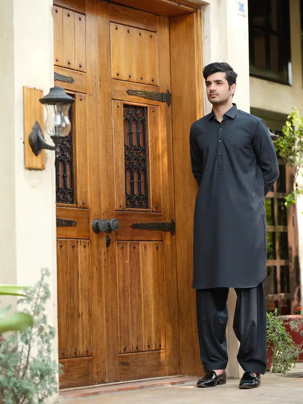 Teal Green Kameez Shalwar | Shalwar Kameez for Men