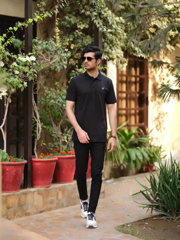 Black Polo PC Shirt - Aruba Basics