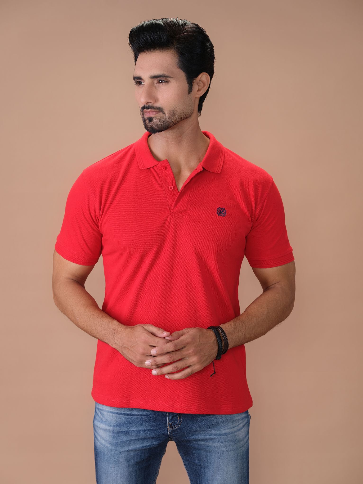 Red Polo Shirt Pique- Aruba Basics – Aruba Fashion Wear