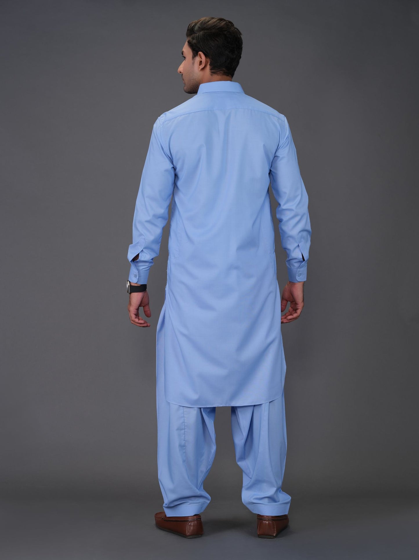 Sky Blue Color Shalwar Kameez | Shalwaar Kameez for Men