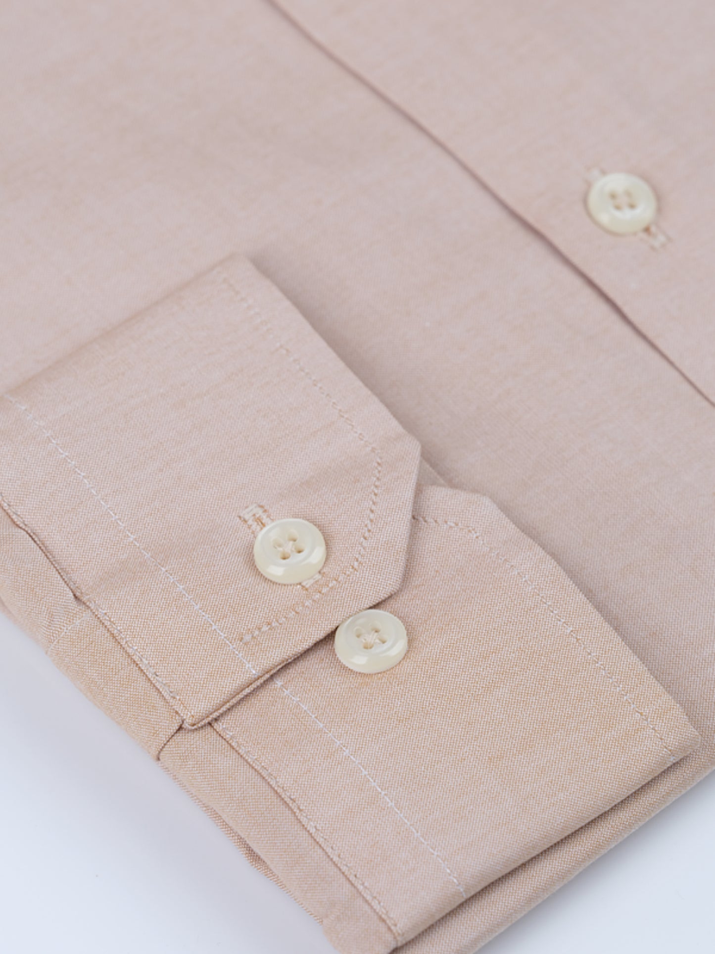 Light Brown Plain Formal Shirt