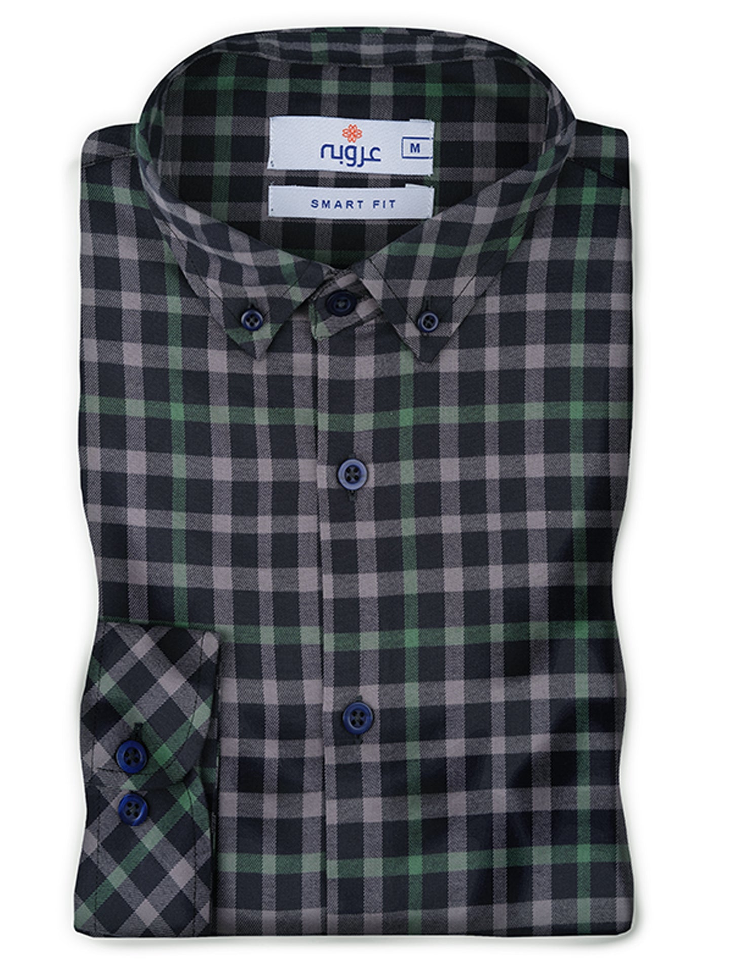 black and grey check Casual Shirt