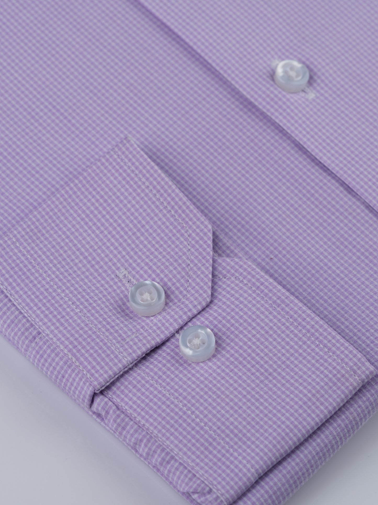 purple and white micro stripes Formal Shirt
