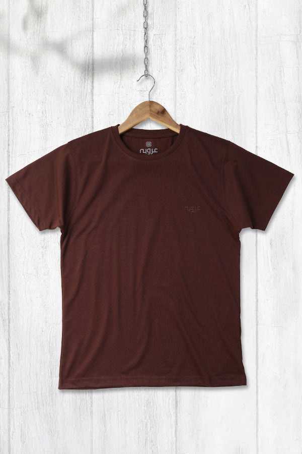 Brown Round Neck T-Shirt