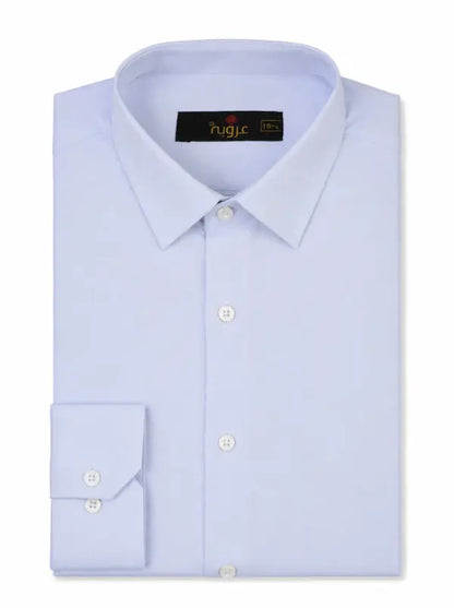 Powder Sky Blue Formal Shirt - Regular Fit Essential