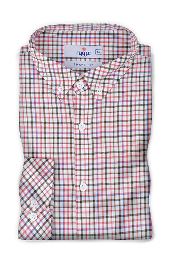 Multi-Color Checkered Shirt -Smart fit