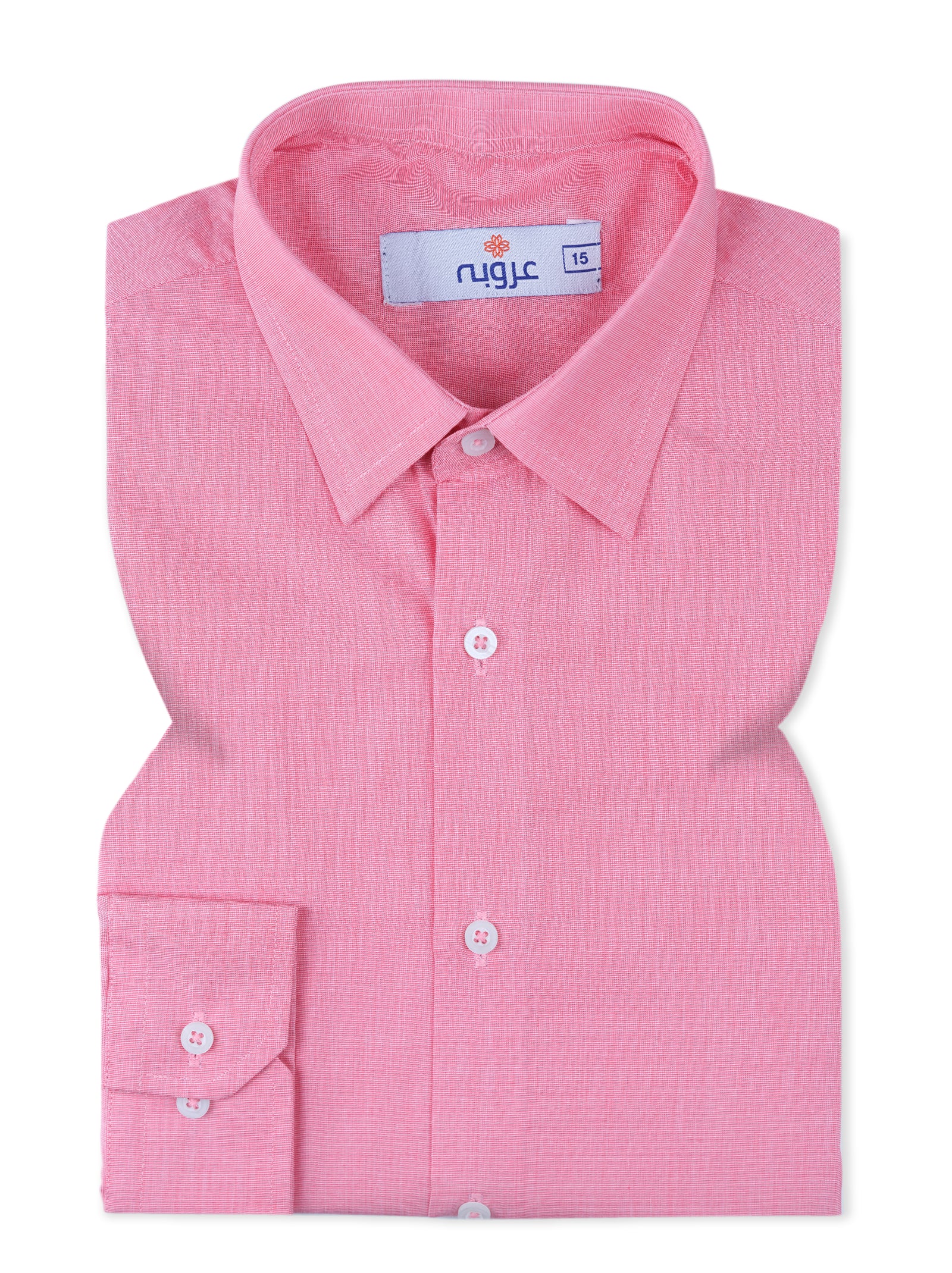 Pink Formal Shirt for Men – Premium Cotton Look | Smart Fit Aruba Fashion Wear