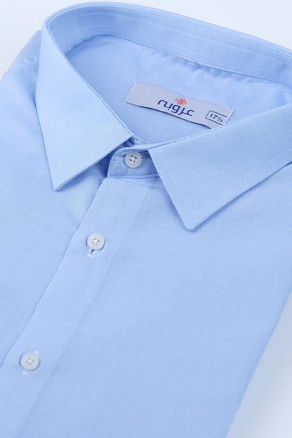 Powder Blue Formal Shirt  Smart Fit