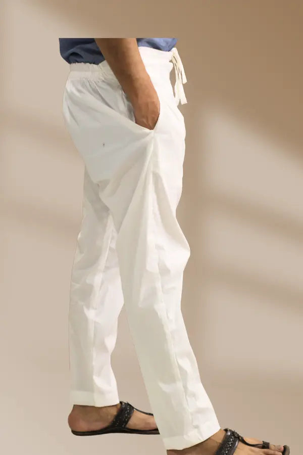 Men's White Pajama