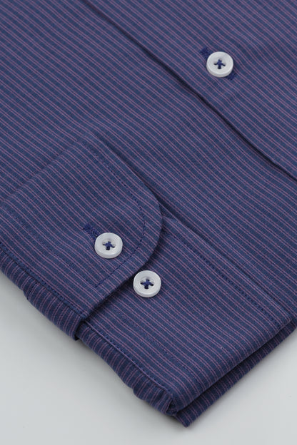 Men’s Purple Checkered Formal Shirt | Premium Cotton Shirt Aruba Fashion Wear
