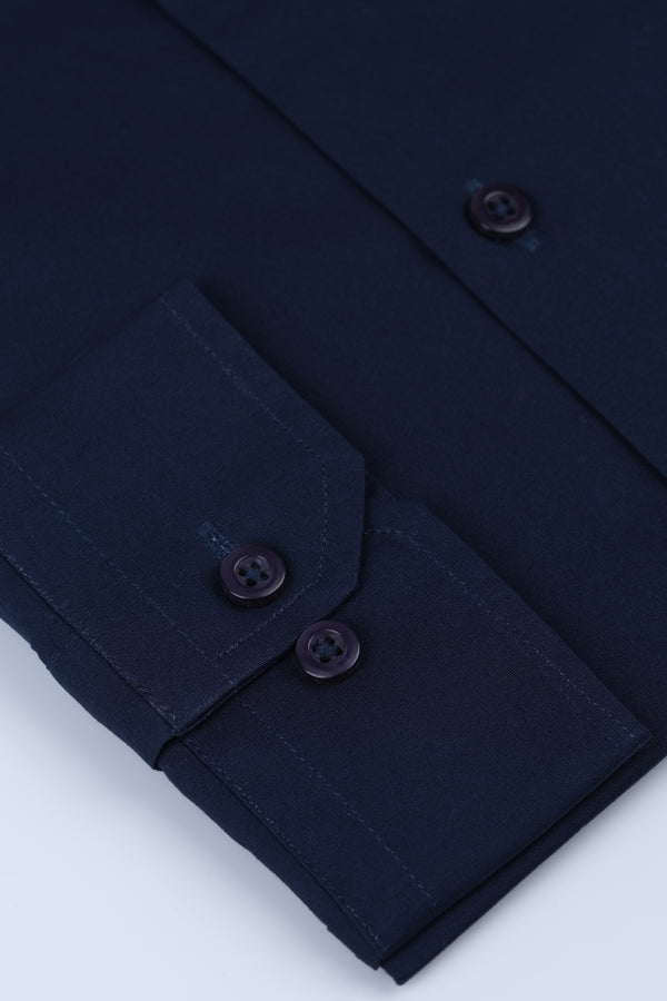 Navy Blue Formal Shirt  Smart Fit