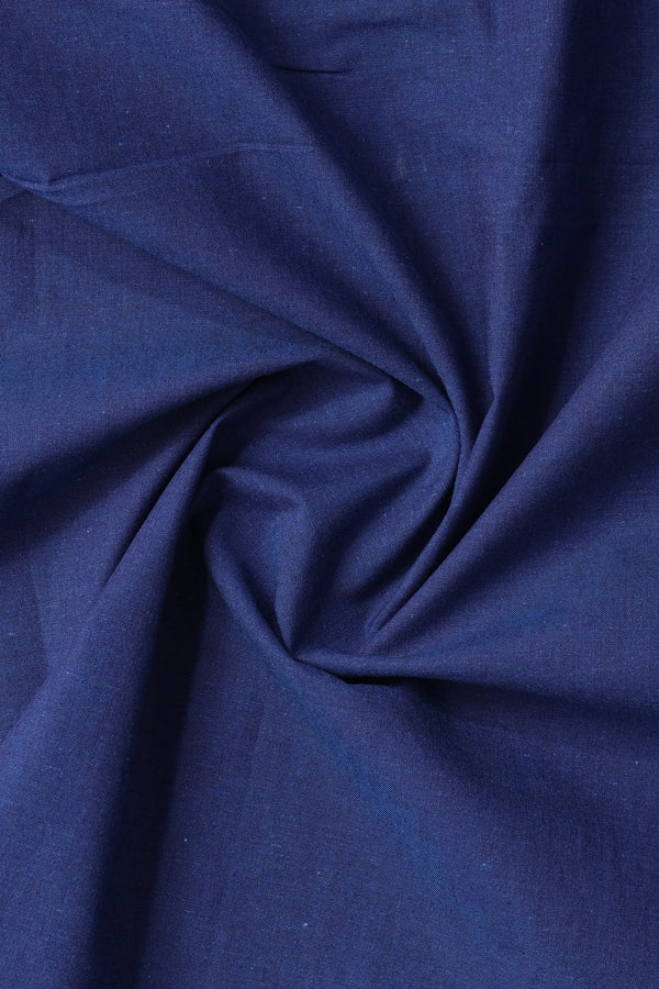 Royal Blue Plain Casual Shirt - Aruba+ Super  Smart Fit