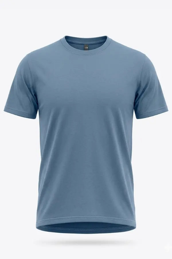 Blue Round Neck T-Shirt