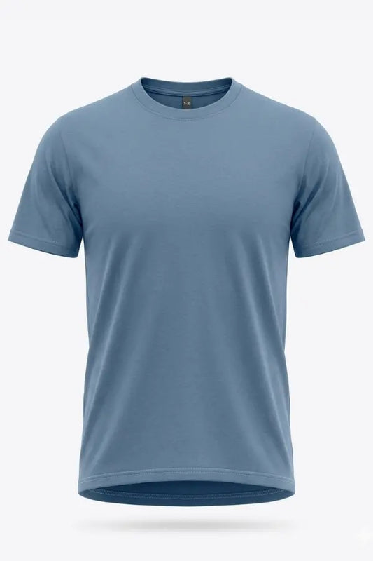 Blue Round Neck T-Shirt