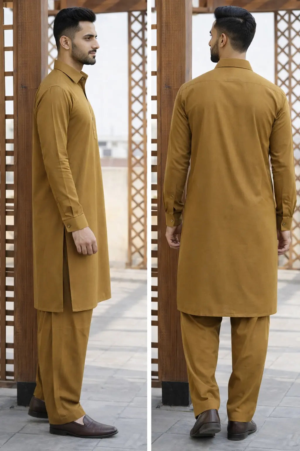 Mustard Kameez Shalwar  | Shalwar Kameez for Men