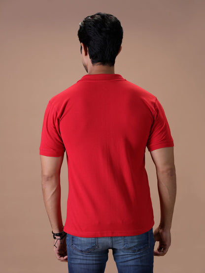 Red Polo Shirt - Aruba Basics