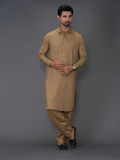 Royal Brown Color Shalwar Kameez | Shalwaar Kameez for Men